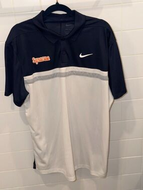 Nike Syracuse Black White Polo